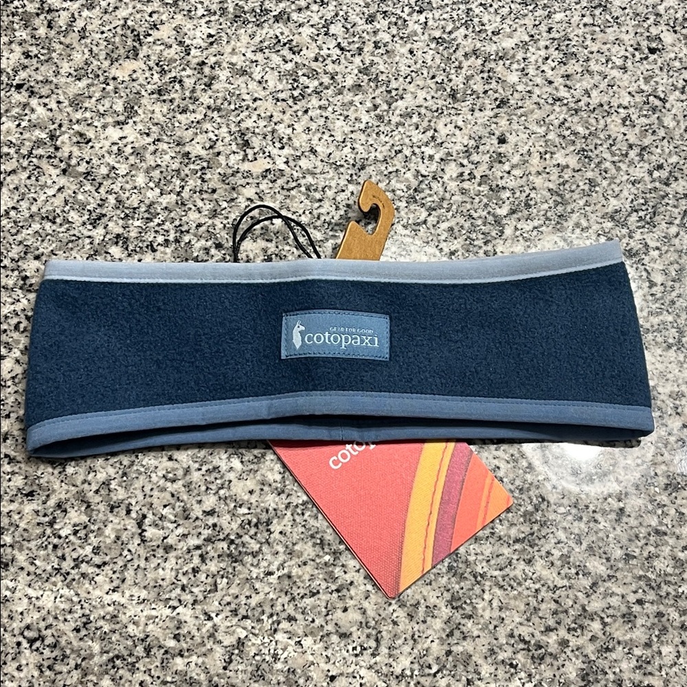 Cotopaxi Teca Fleece Headband Deep Sea Blue new One Size Unisex